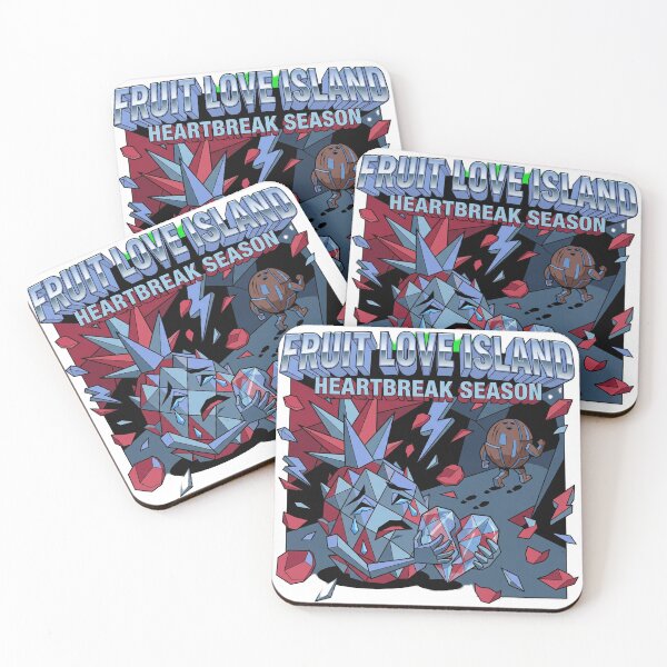 Item preview, Viral Fruit Love Island Cubist Picasso Art designed and sold by TailTraceDesign.