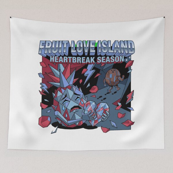 Item preview, Viral Fruit Love Island Cubist Picasso Art designed and sold by TailTraceDesign.