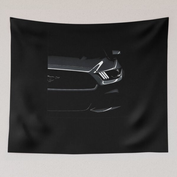 Item preview, Mustang GT Dark Teaser Close-Up Dramatic Muscle Car Art designed and sold by TheArtOfCar.