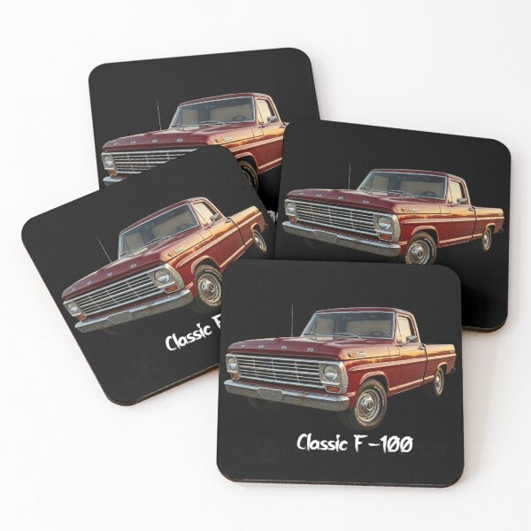 Item preview, 1967 Classic Pickup Truck – Vintage Red American Truck – Retro Automotive Art designed and sold by Zippy Creation.
