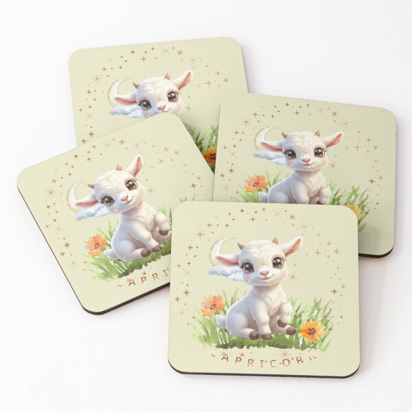 Item preview, Cute Capricorn Zodiac Kids – Adorable Goat Astrology Design for Children | Magical Star Sign Gift designed and sold by EnlightArt.