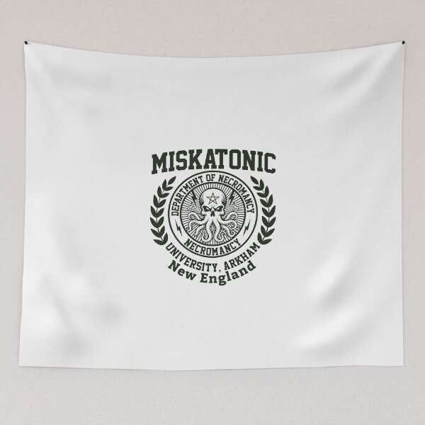 Item preview, Miskatonic University Department of Necromancy Arkham designed and sold by TshirtsOnline-.