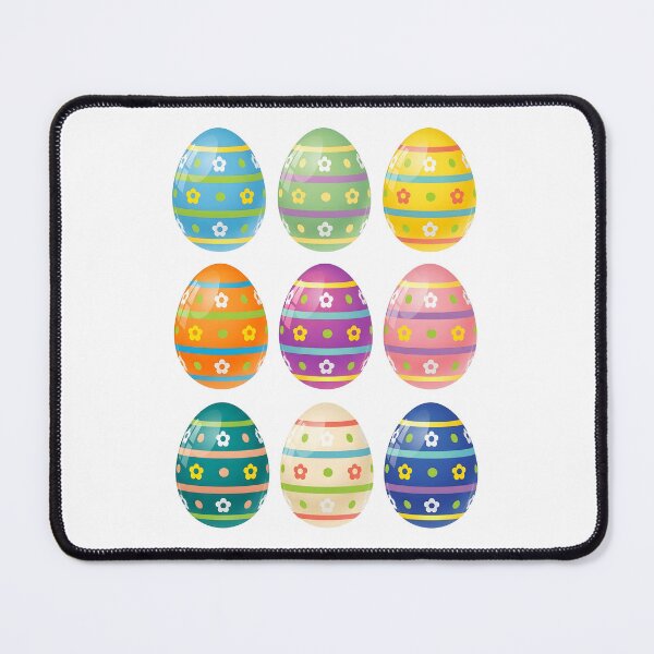 Item preview, Colorful Easter Eggs Pattern – Cute Spring Holiday Sticker designed and sold by stylishsketcher.