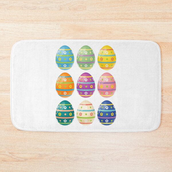 Item preview, Colorful Easter Eggs Pattern – Cute Spring Holiday Sticker designed and sold by stylishsketcher.