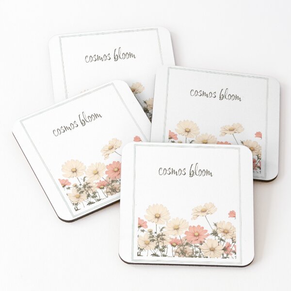 Item preview, Cosmos Bloom Vintage Botanical Flower Illustration designed and sold by AggyCreatif.