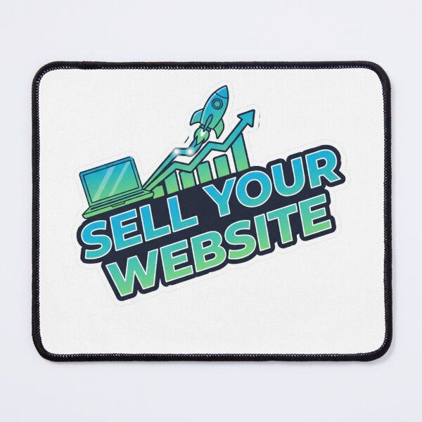 Item preview, Sell Your Website Sticker – Digital Entrepreneur Laptop Vinyl Sticker designed and sold by CreazyCreator77.