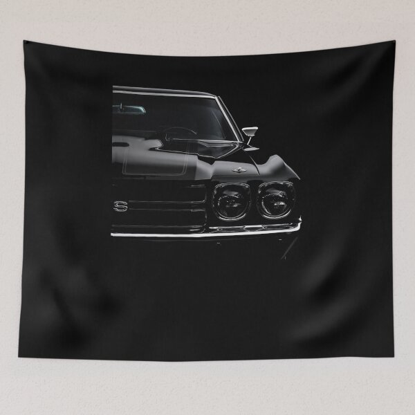 Item preview, 1970 Chevelle SS 454 Dark Teaser Close-Up Classic Muscle Car Art designed and sold by TheArtOfCar.