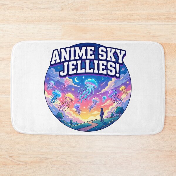 Item preview, UHD Colorful Jellyfish Anime Sky Dreamscape designed and sold by ABArtByAlexST.