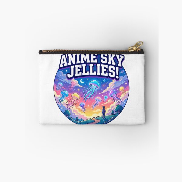 Item preview, UHD Colorful Jellyfish Anime Sky Dreamscape designed and sold by ABArtByAlexST.