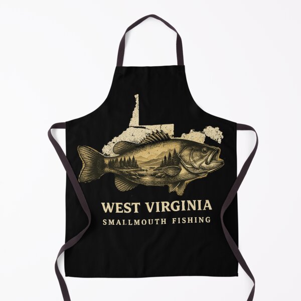 Item preview, West Virginia Smallmouth Bass Fishing Shirt – WV River Fishing Tee, Smallmouth Angler Design, Fisherman Gift designed and sold by WildWonderfulWear.