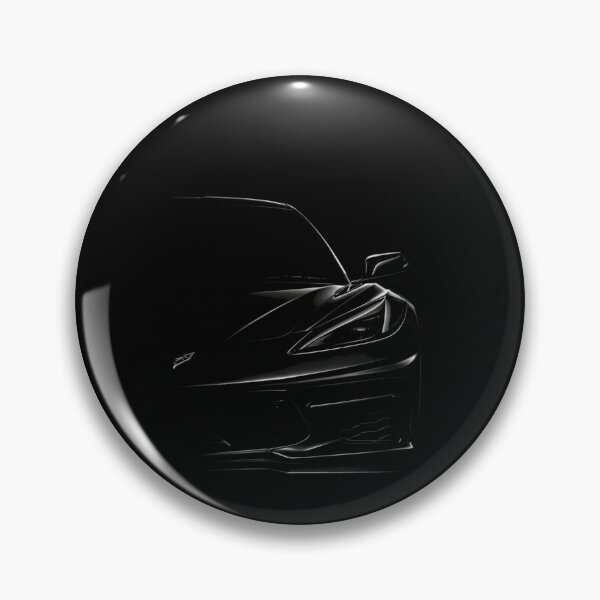 Item preview, Corvette C8 Stingray Dark Teaser Close-Up Sports Car Art designed and sold by TheArtOfCar.