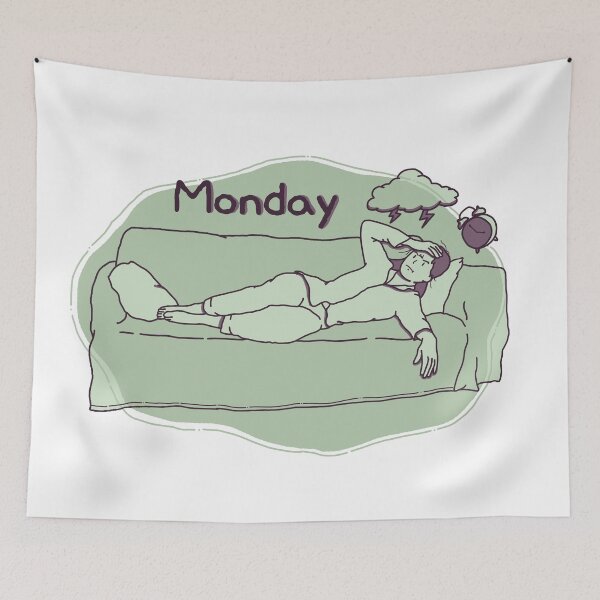 Item preview, The Weekdays Series: Manic Monday designed and sold by PeanutCandy.