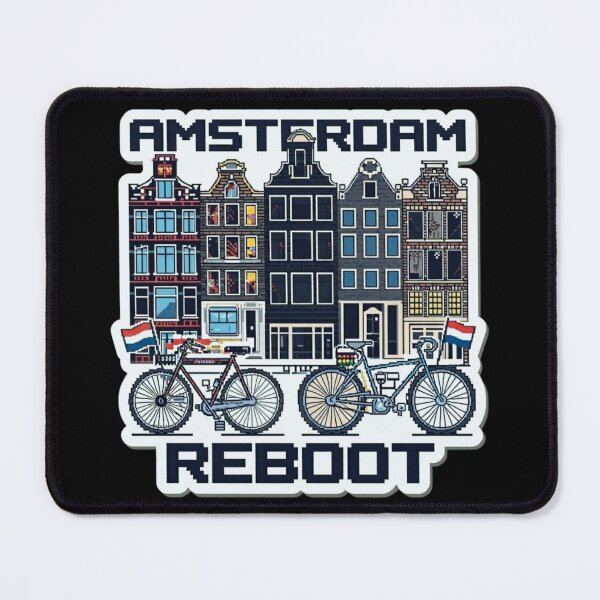 Item preview, Amsterdam Reboot - Retro Pixel Art Cityscape designed and sold by RDproject.