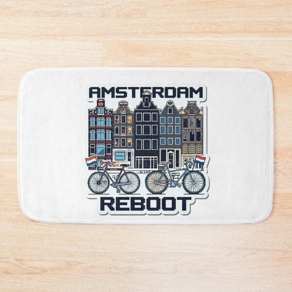 Item preview, Amsterdam Reboot - Retro Pixel Art Cityscape designed and sold by RDproject.