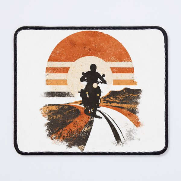 Item preview, Vintage Desert Motorcycle Ride – Retro Road Trip Biker Graphic designed and sold by GabrielTheMaker.
