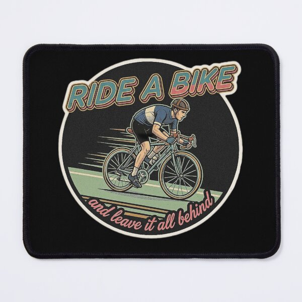Item preview, A Bike and Leave It All Behind - Retro Cycling Adventure designed and sold by Stefanrajzer.