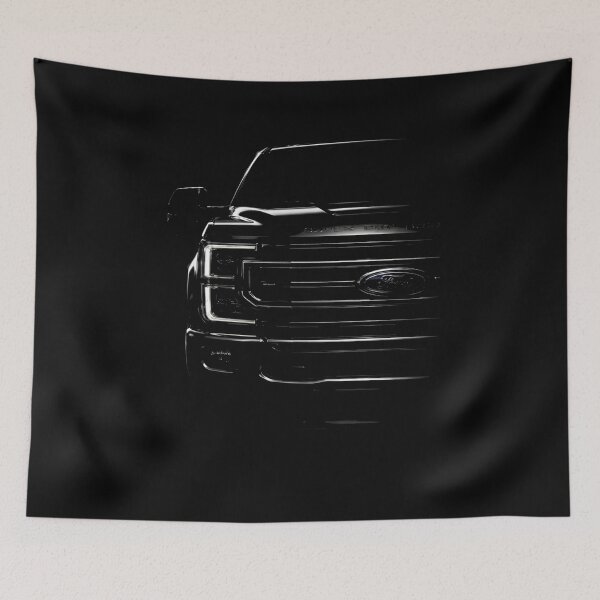 Item preview, Ford F-250 Super Duty Dark Teaser Close-Up Truck Art designed and sold by TheArtOfCar.
