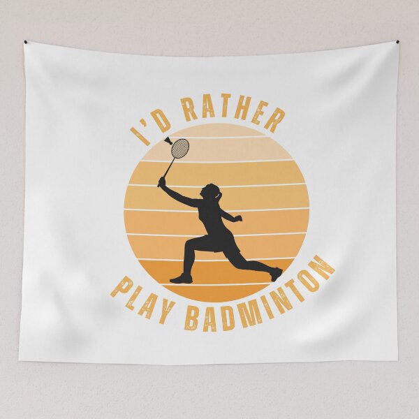Item preview, I'd rather play badminton designed and sold by ice-apparel.