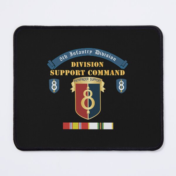 Item preview, 8th Infantry Division Scroll - Division Support Comand - w COLD SVC X 300 - Hat designed and sold by Military Insignia Products.