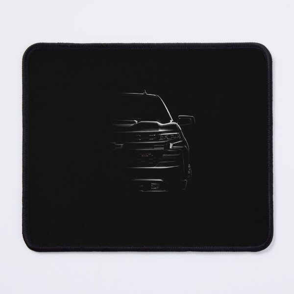 Item preview, Chevy Silverado Trail Boss Dark Teaser Close-Up Truck Art designed and sold by TheArtOfCar.