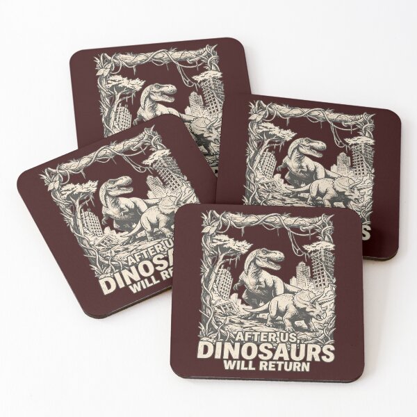 Item preview, After Us Dinosaurs Will Return Post Apocalyptic T-Shirt Design designed and sold by Jack’s Shirts Craft.
