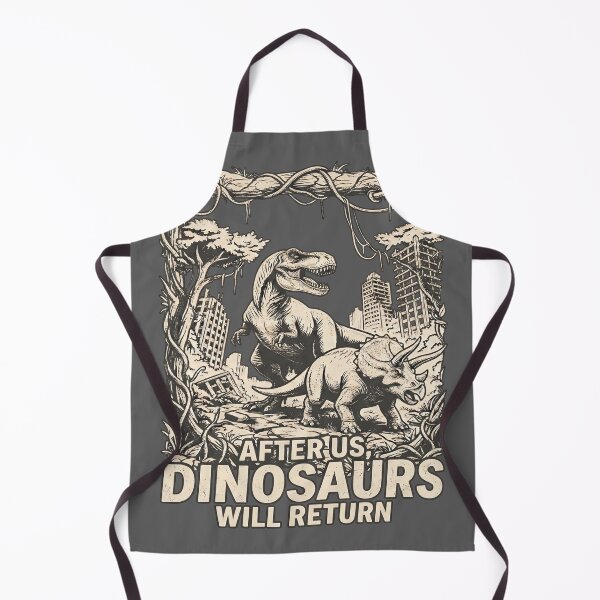 Item preview, After Us Dinosaurs Will Return Post Apocalyptic T-Shirt Design designed and sold by Jack’s Shirts Craft.