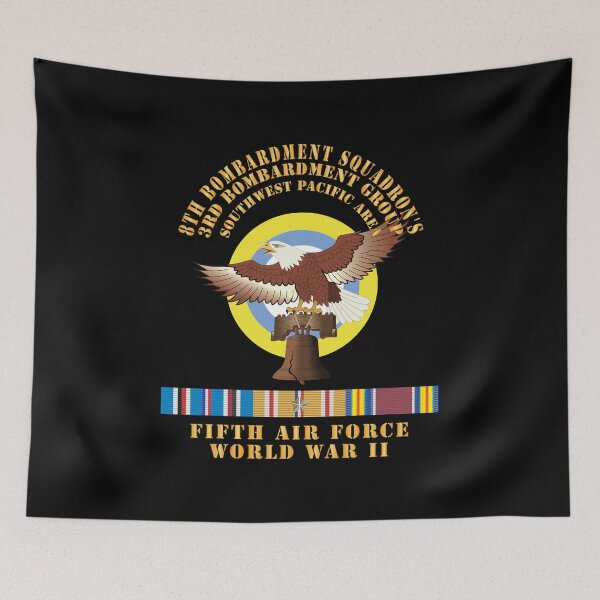 Item preview, AAC - 8th Bombardment Squadron, 3d Bomb Group, SWPacific Area -5th Air Force - PAC WWII X 300 designed and sold by Military Insignia Products.