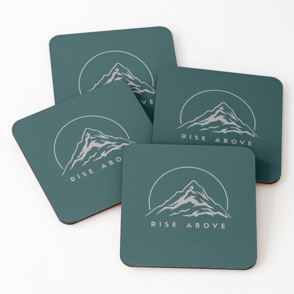 Item preview, Rise Above Mountain Design – Strength & Resilience designed and sold by Slow Vibes Designs.