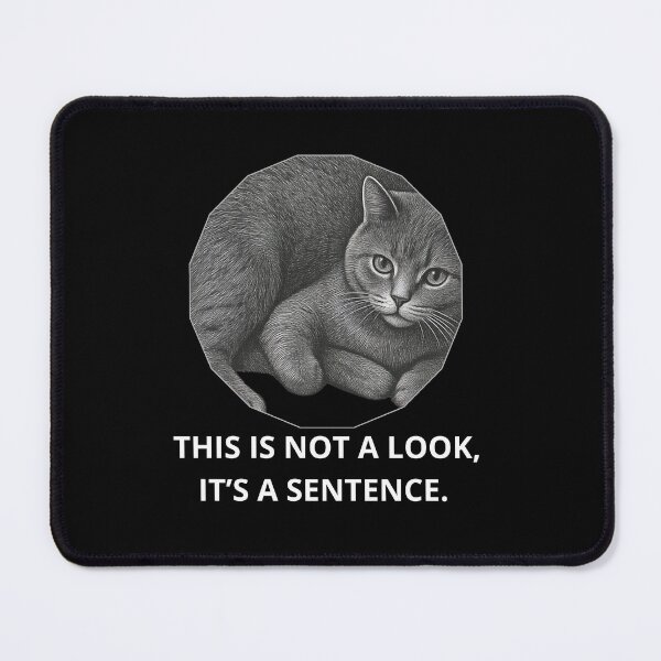 Item preview, Funny Judging British Shorthair Cat Sentence - Spartan Style - Buba Cat designed and sold by MichaelBullCat.