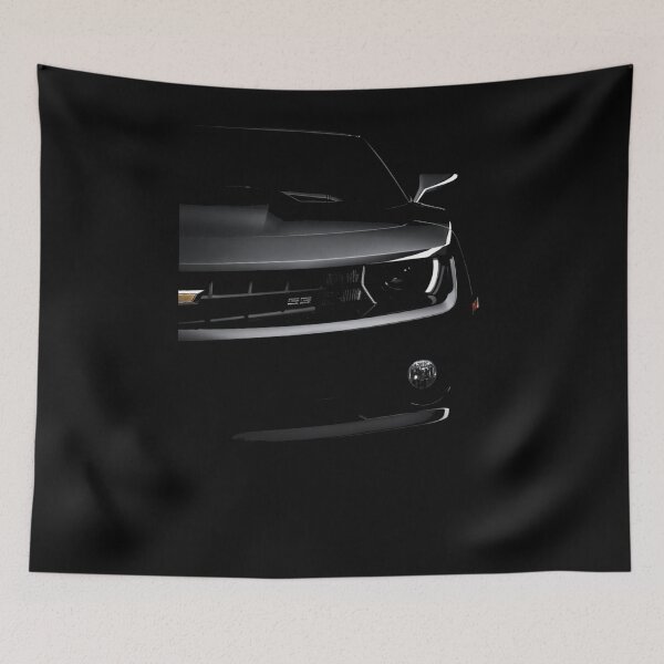 Item preview, Camaro SS Dark Teaser Close-Up Muscle Car Art designed and sold by TheArtOfCar.
