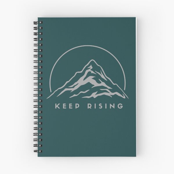 Item preview, Keep Rising Mountain Design – Minimalist Alpine Motivation designed and sold by Slow Vibes Designs.