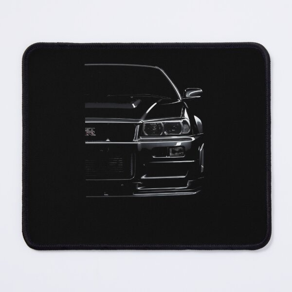 Item preview, Nissan Skyline GT-R R34 Dark Teaser Close-Up JDM Car Art designed and sold by TheArtOfCar.