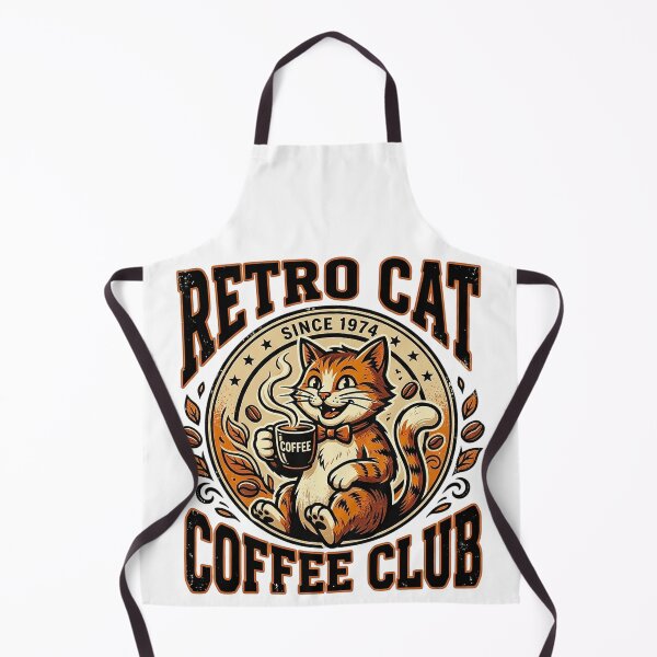 Item preview, HQ Cozy Vintage Cat Coffee Moment designed and sold by ABArtByAlexST.