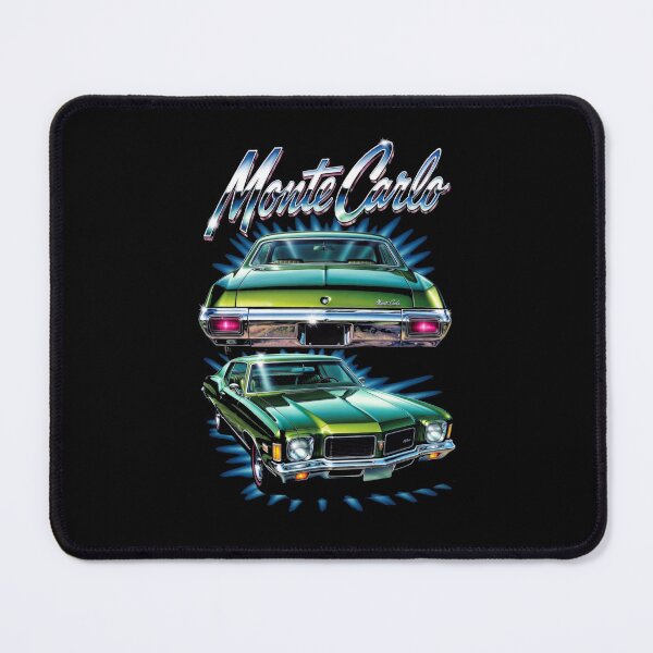 Item preview, 1972 Monte Carlo Forest Green Dual View Classic Car Art designed and sold by TheArtOfCar.