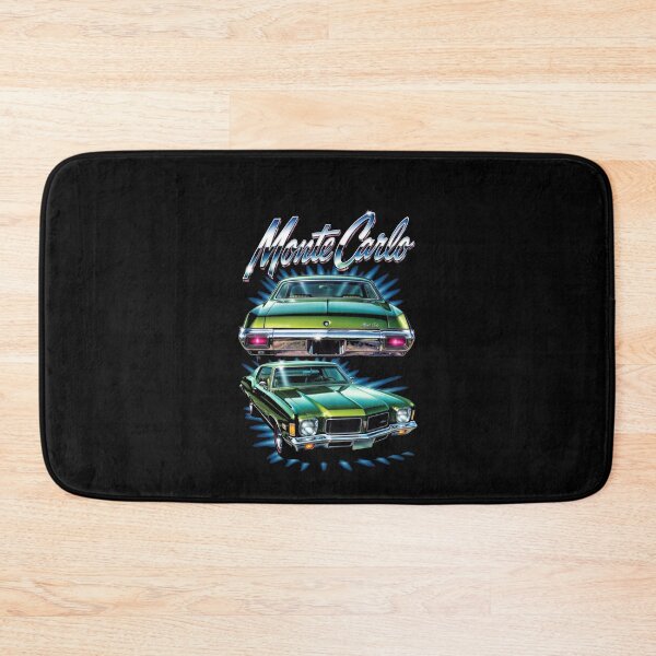 Item preview, 1972 Monte Carlo Forest Green Dual View Classic Car Art designed and sold by TheArtOfCar.