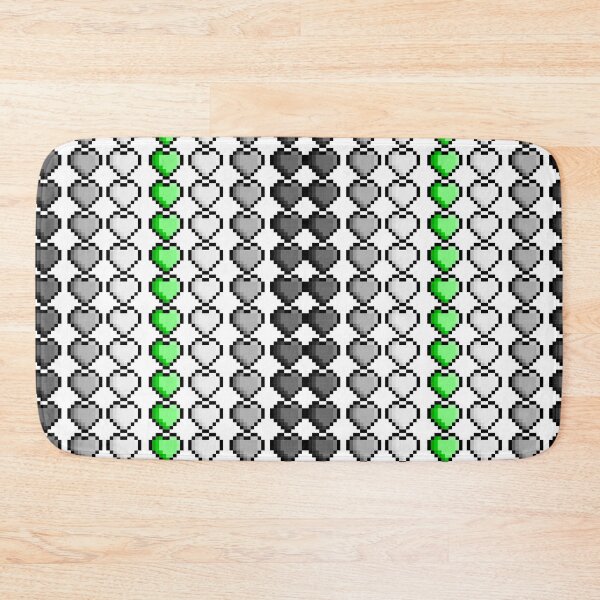 Item preview, Pixel Agender Hearts designed and sold by HarveyHandcraftsandDesigns.