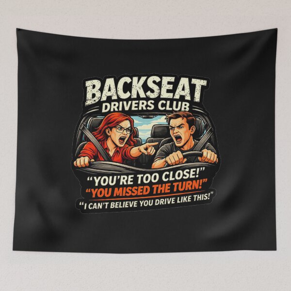 Item preview, Backseat Drivers Club Shirt Funny Driving Humor T Shirt You Missed The Turn Graphic Tee designed and sold by GhostDawgs.