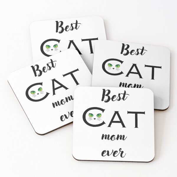 Item preview, Best Cat Mom Ever. designed and sold by Dinasshop.