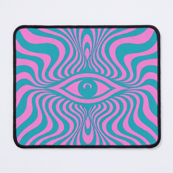 Item preview, Minimal Psychedelic Eye – Two Color Trippy Optical Illusion Art designed and sold by DrizzyV.