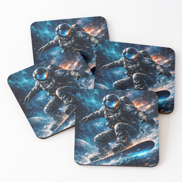 Item preview, Astronaut surfing through space designed and sold by paulrommer.