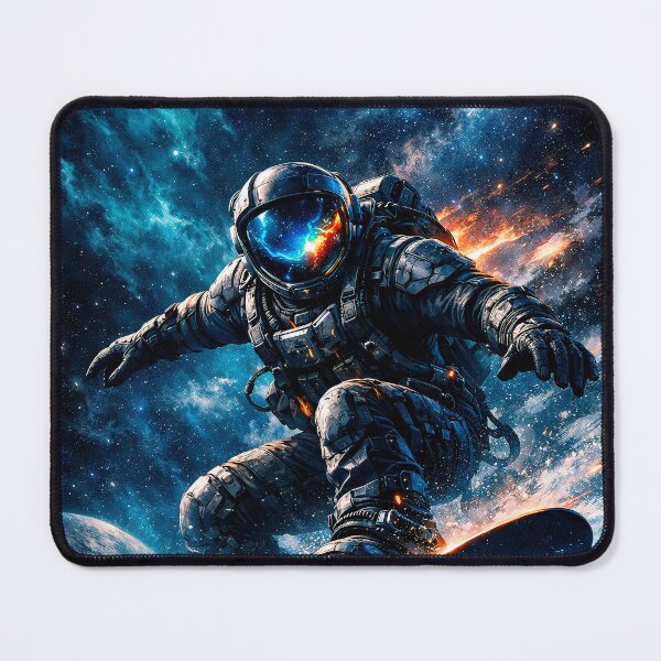 Item preview, Astronaut surfing through space designed and sold by paulrommer.