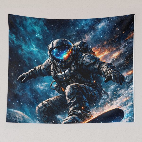 Item preview, Astronaut surfing through space designed and sold by paulrommer.