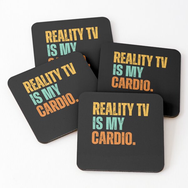 Item preview, Reality TV Is My Cardio Funny Binge Watcher designed and sold by snowry.