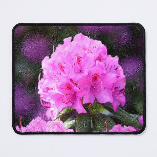 Item preview, Rhododendron - Pink with Textured Background  designed and sold by BostonArcImage.