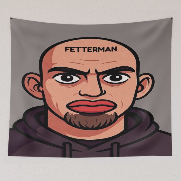 Item preview, The Senator in a Hoodie: Bold Political Caricature designed and sold by daweave77.