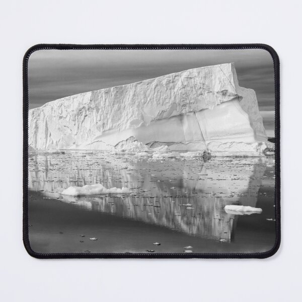 Item preview, Majestic Iceberg Reflection BW designed and sold by PhotoArt by Joan Carroll.