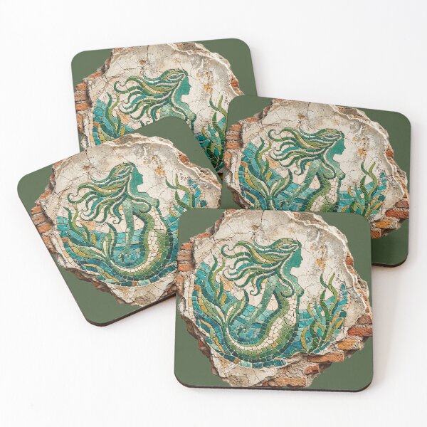 Item preview, The Singing Siren (Mosaic Edition) // Le Chant de la Mosaïque designed and sold by codex antique.