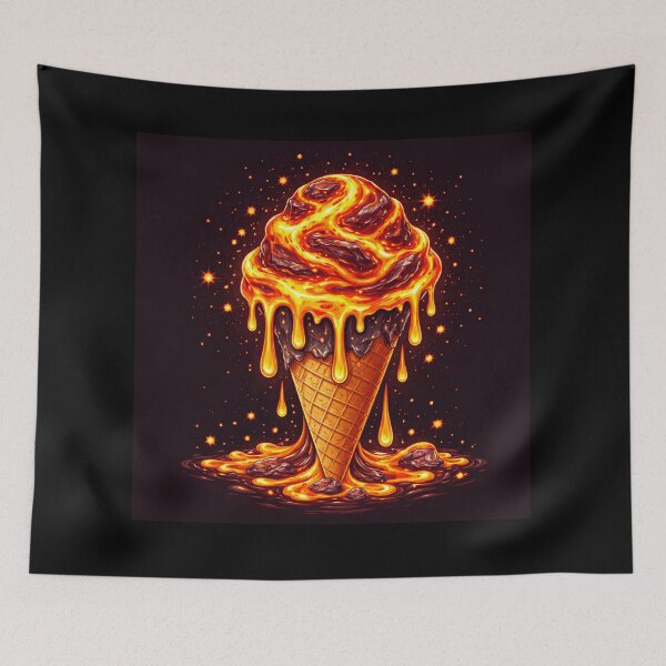 Item preview, Lava Ice Cream – Melting Molten Volcano Dessert designed and sold by DrizzyV.