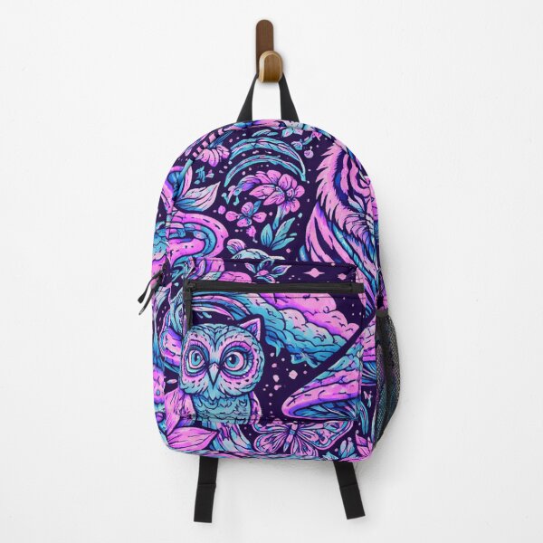Item preview, Psychedelic Animal Jungle – Two Color Trippy Wildlife Scene designed and sold by DrizzyV.