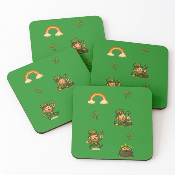 Item preview, Lucky Leprechaun Sticker Pack – St. Patrick’s Day Kawaii Art designed and sold by Good Vibes .